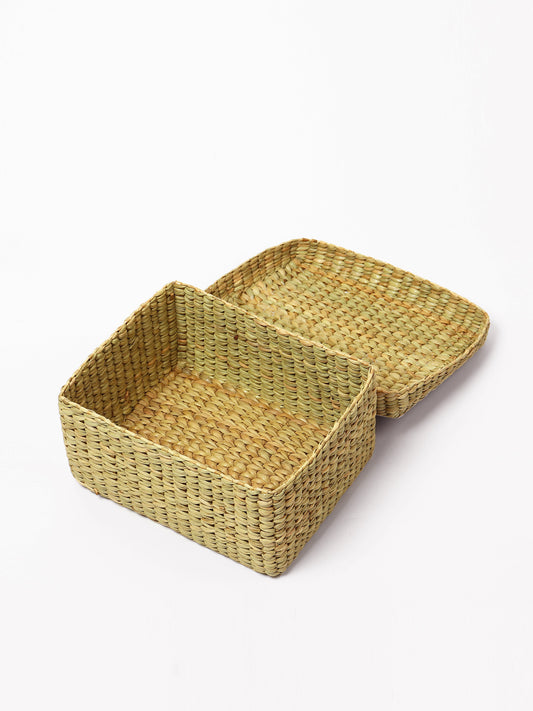 Seagrass Lid Boxes