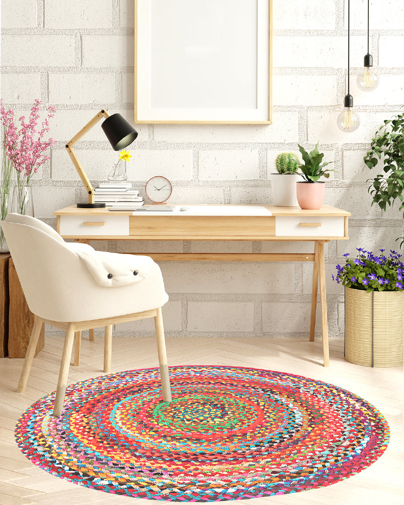 Buy Online Round Chindi Rug