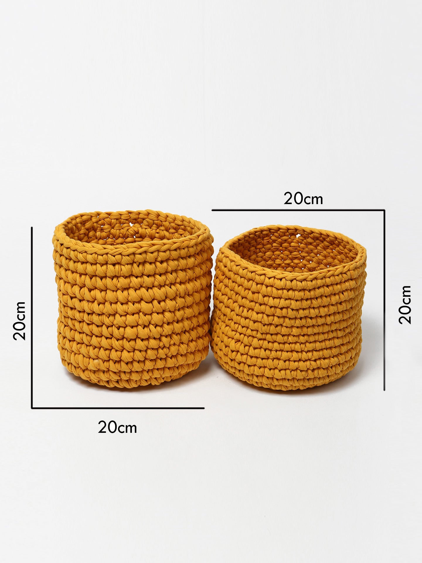 crochet baskets