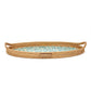 Buy Online Cane Tray Oval - Blue Tropical Mosaic