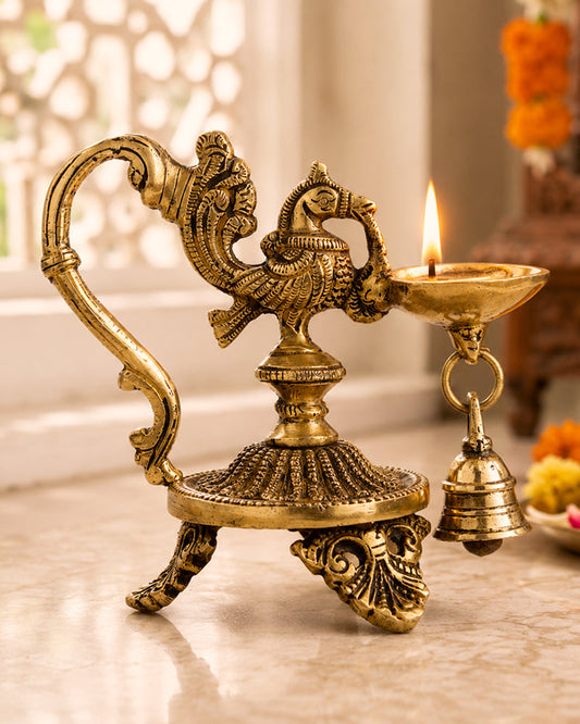 Brass Oil Lamp