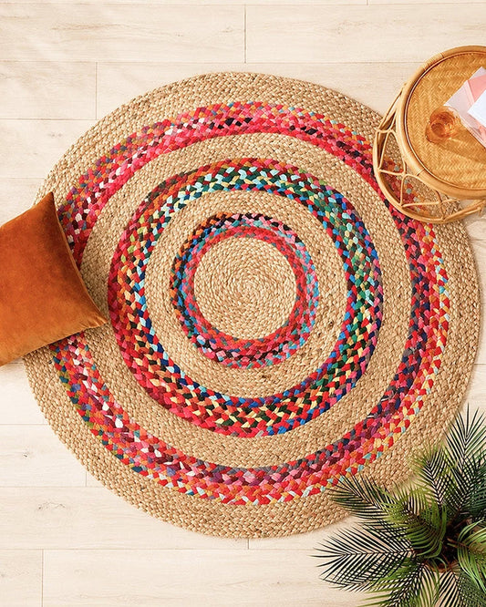 Natural Round Jute Carpet
