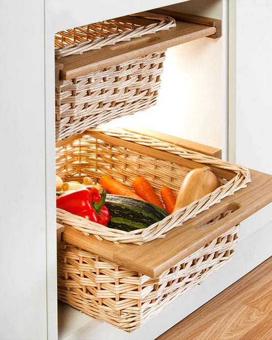 Wicker Modular Kitchen Baskets