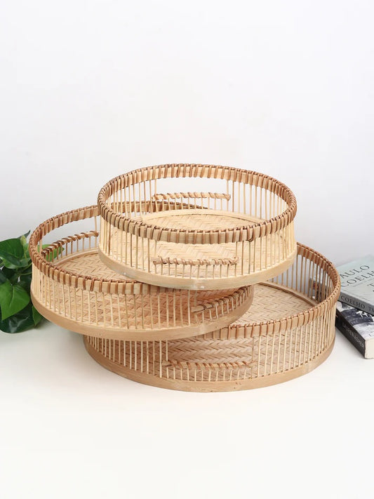 Cane Gift Hamper Tray