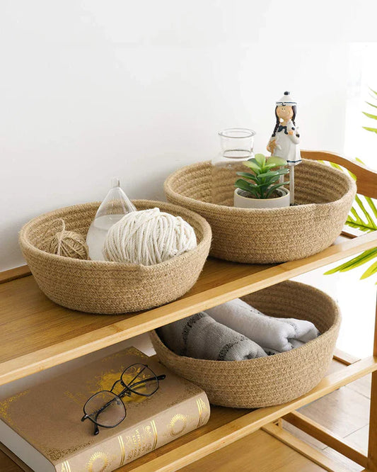 Jute Storage Baskets