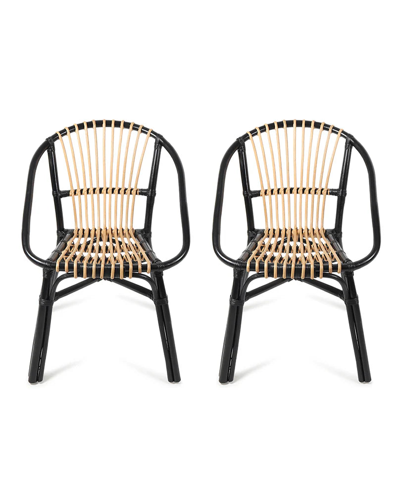 Stylish Bamboo Arm Chairs for Home Living Room and Balcony