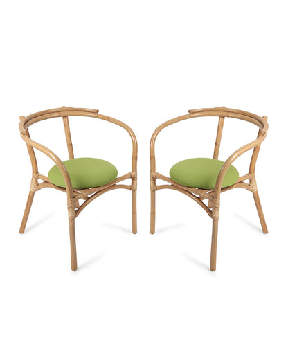 Natural Bamboo Lounge Chairs for Garden and Balcony Comfort