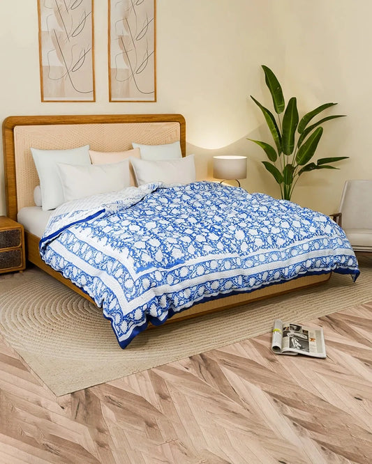 Luxury Pure Cotton Comforter for Soft and Breathable Bedroom Bedding