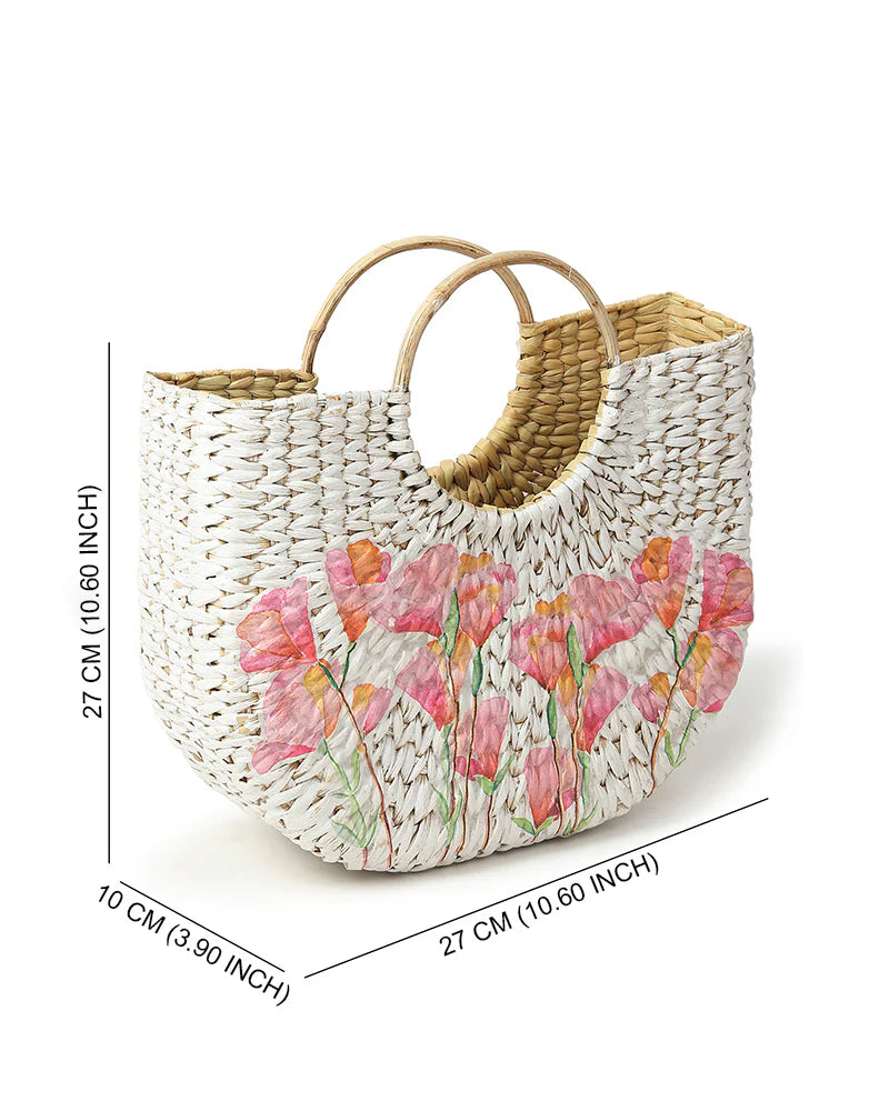 Handmade Beach Tote for Storage, Shopping & Beach Outings