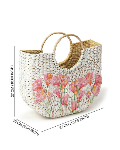 Handmade Beach Tote for Storage, Shopping & Beach Outings