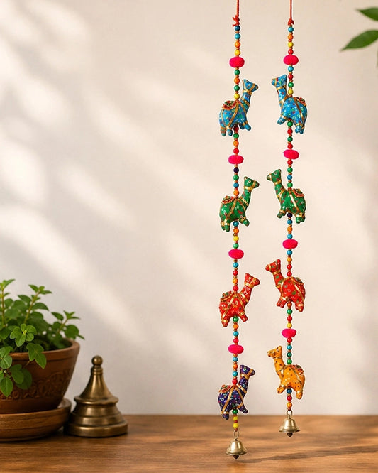 Handmade Rajasthani Door Toran Wall Hanging for Home Decor & Festive Gifting