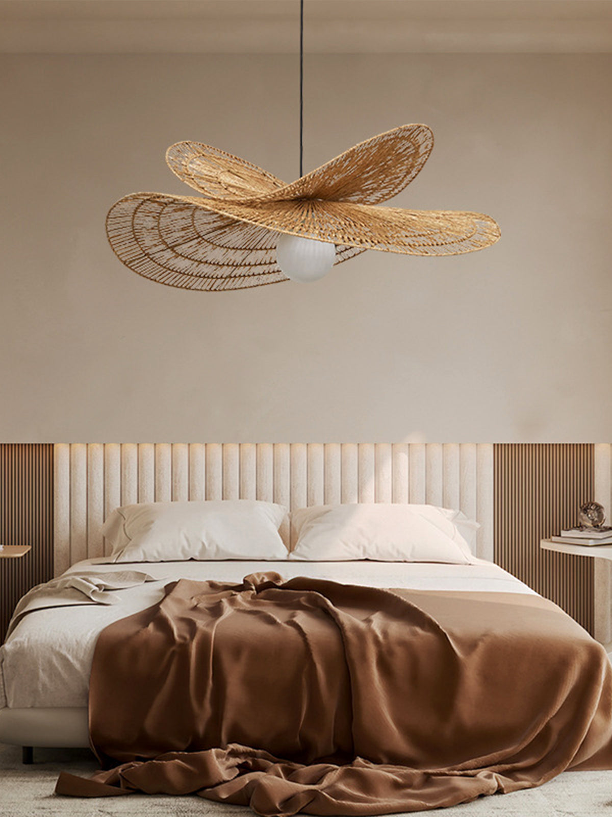 Cane Bamboo Lamp | Raffia Lamps – Habere India