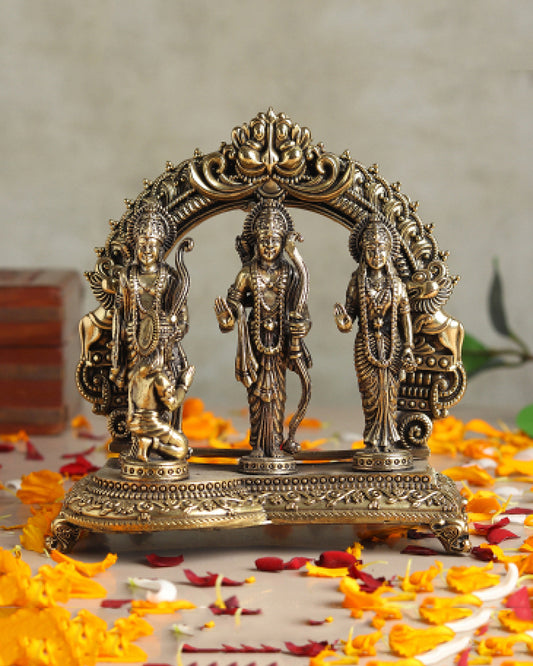Brass Ram Darbar God Idol Decorative Showpiece for Home