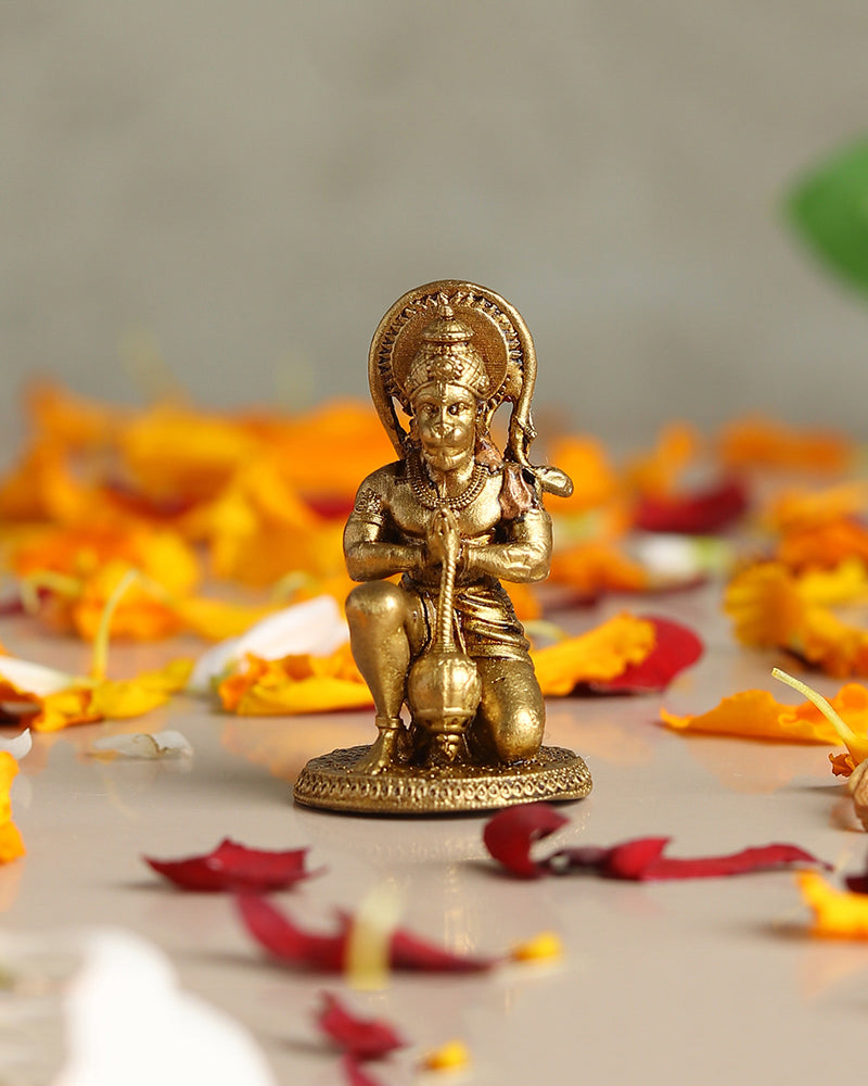 Handcrafted Hanuman Ji Murti for Pooja Room and Spiritual Decor