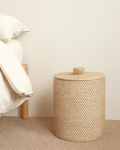 Rattan Handcrafted Storage Basket for Clothes and Toys