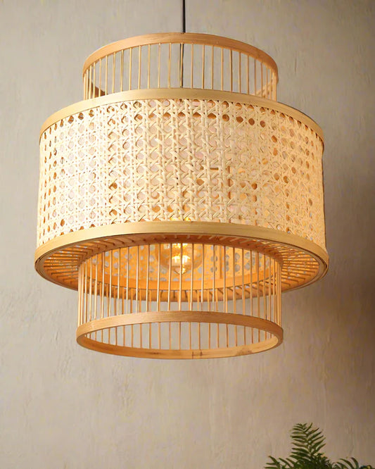 Decorative Bamboo Hanging Lamp for Bedroom and Study Room