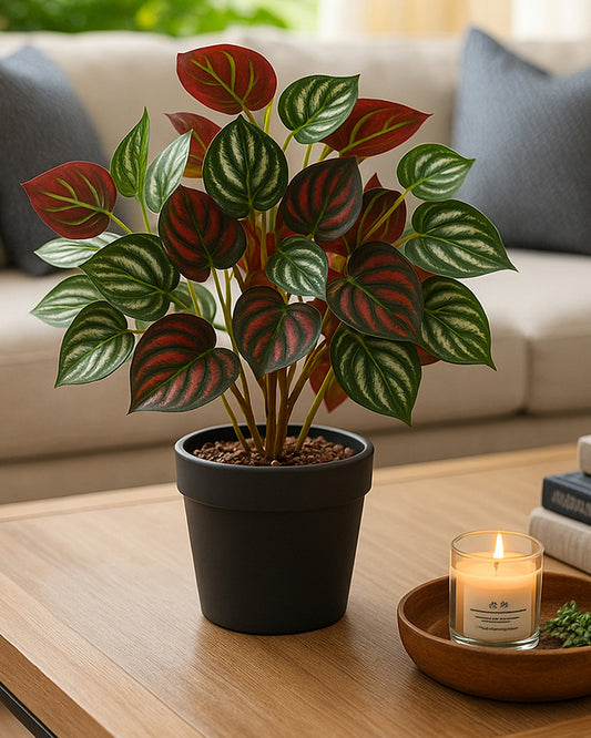 Decorative Artificial Plant with Pot for Living Room and Office Desk Decor
