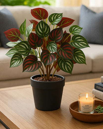 Decorative Artificial Plant with Pot for Living Room and Office Desk Decor