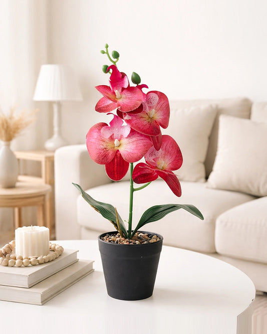 Decorative Artificial Flower Pot for Living Room Table Decoration