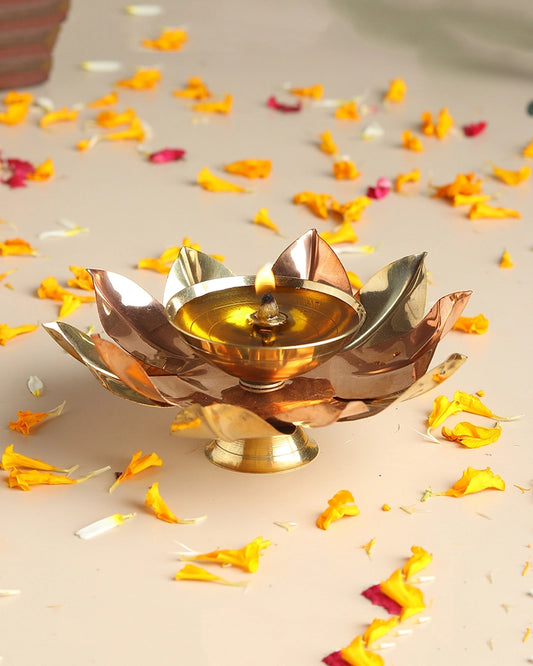 Brass Diya for Pooja Aarti and Diwali Decoration