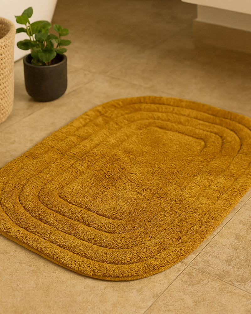 Premium Cotton Door Mat with Anti Skid Backing for Bathroom and Doorway Use