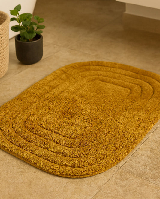 Premium Cotton Door Mat with Anti Skid Backing for Bathroom and Doorway Use