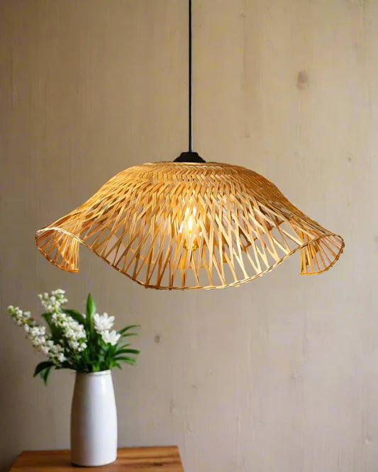 Handmade Bamboo Hanging Light for Living Room Decoration