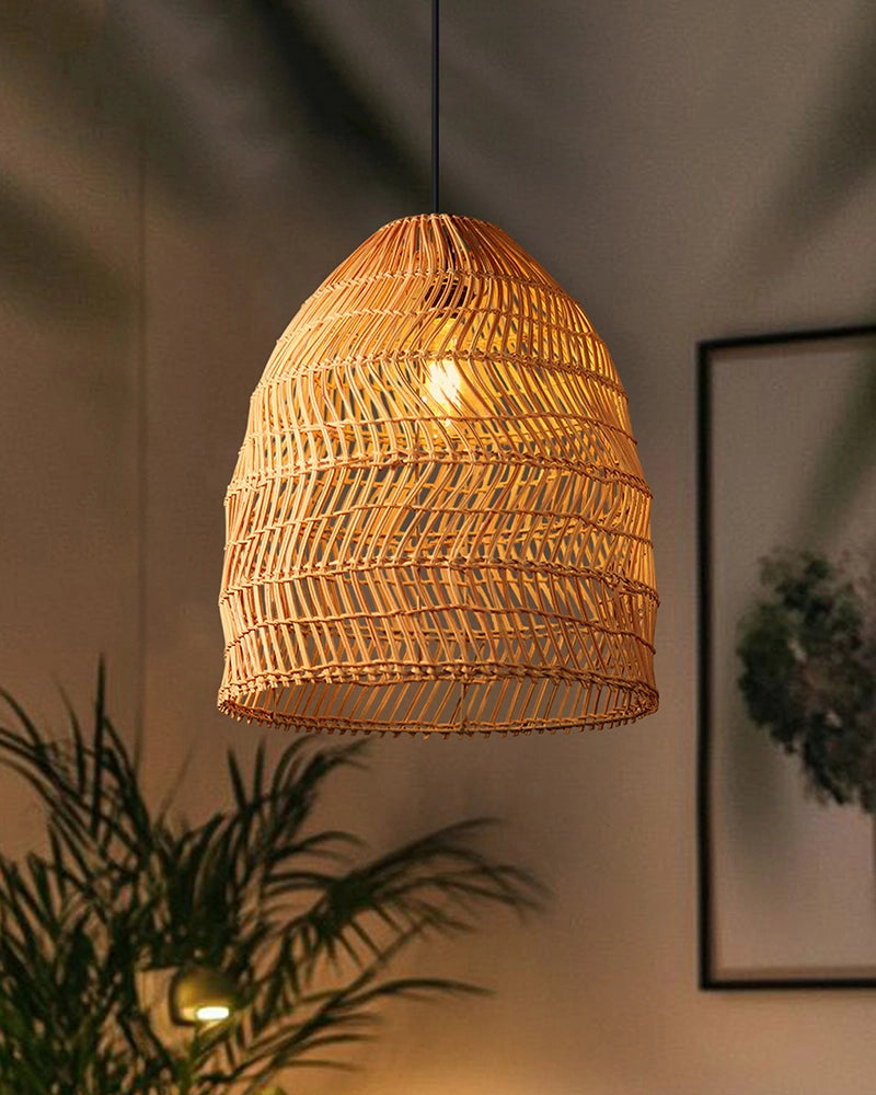 Rattan Ceiling Light for Dining Room and Lounge