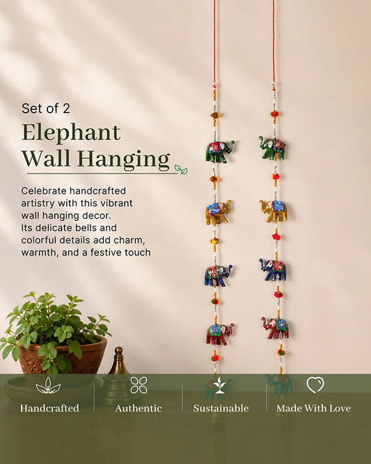 Multicolor Handcrafted Wind Chime for Room Decoration
