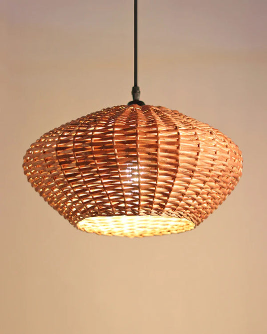 Handmade Wicker Ceiling Light for Home Decor and Lounge