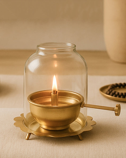 Traditional Akhand Diya for Pooja Room and Mandir Use