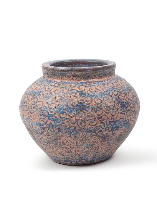 Natural Terracotta Floor Vase for Entryway Styling