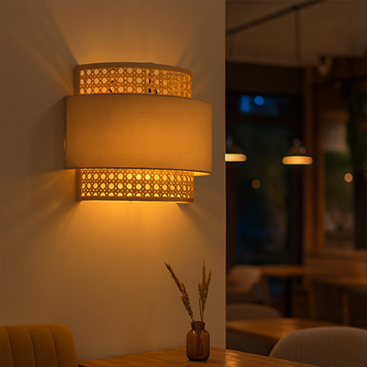 Wall Lamp | Bamboo Wall Lamp | Wall Mount Lights | Wall Lamps For Bedroom