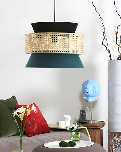 Artistic Rattan Pendant Lamp for Living Space and Dining Area