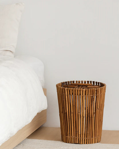 Rattan Organiser Basket for Kids Room, Toy Storage and Laundry Clothes