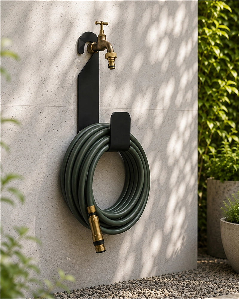 Heavy Duty Metal Wall Mounted Watering Hose Hanger