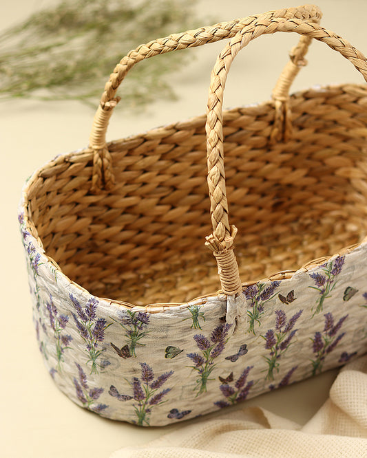 Panier à linge en jonc de mer
