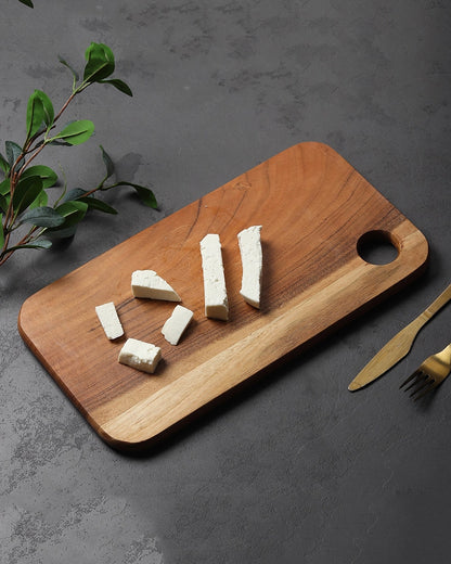 Natural Wood Cutting Board for Vegetables and Fruits