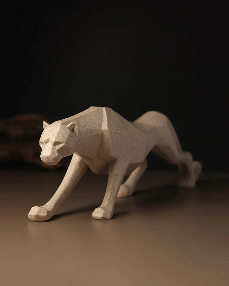 Polypropylene Leopard Figurine for Home Decor, Living Room, and Housewarming Gifts