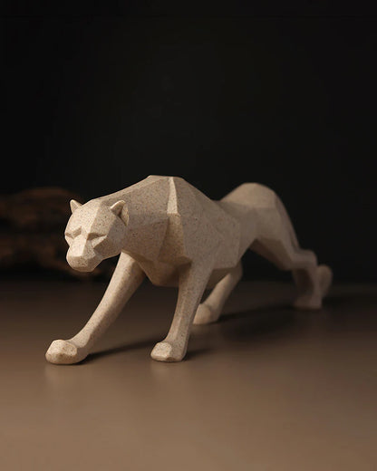 Polypropylene Leopard Figurine for Home Decor, Living Room, and Housewarming Gifts