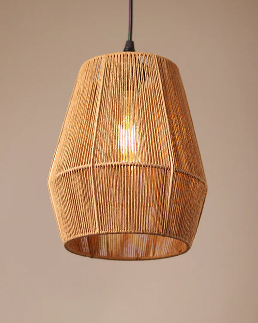 Jute Rope Pendant Lamp for Home Decor and Hall