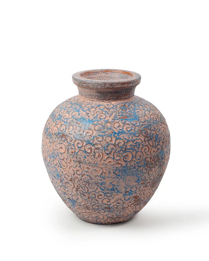 Handcrafted Terracotta Flower Vase for Boho Interiors