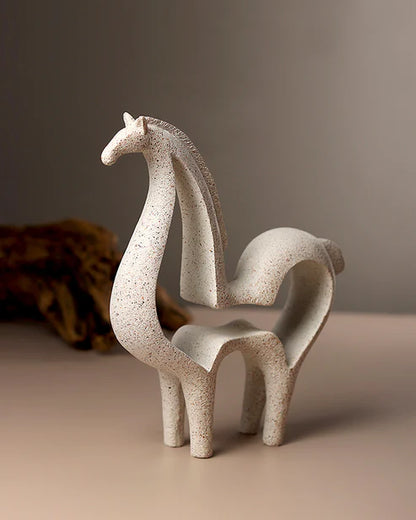 Polypropylene Animal Figurine for Home Decor, Living Room, and Gifts