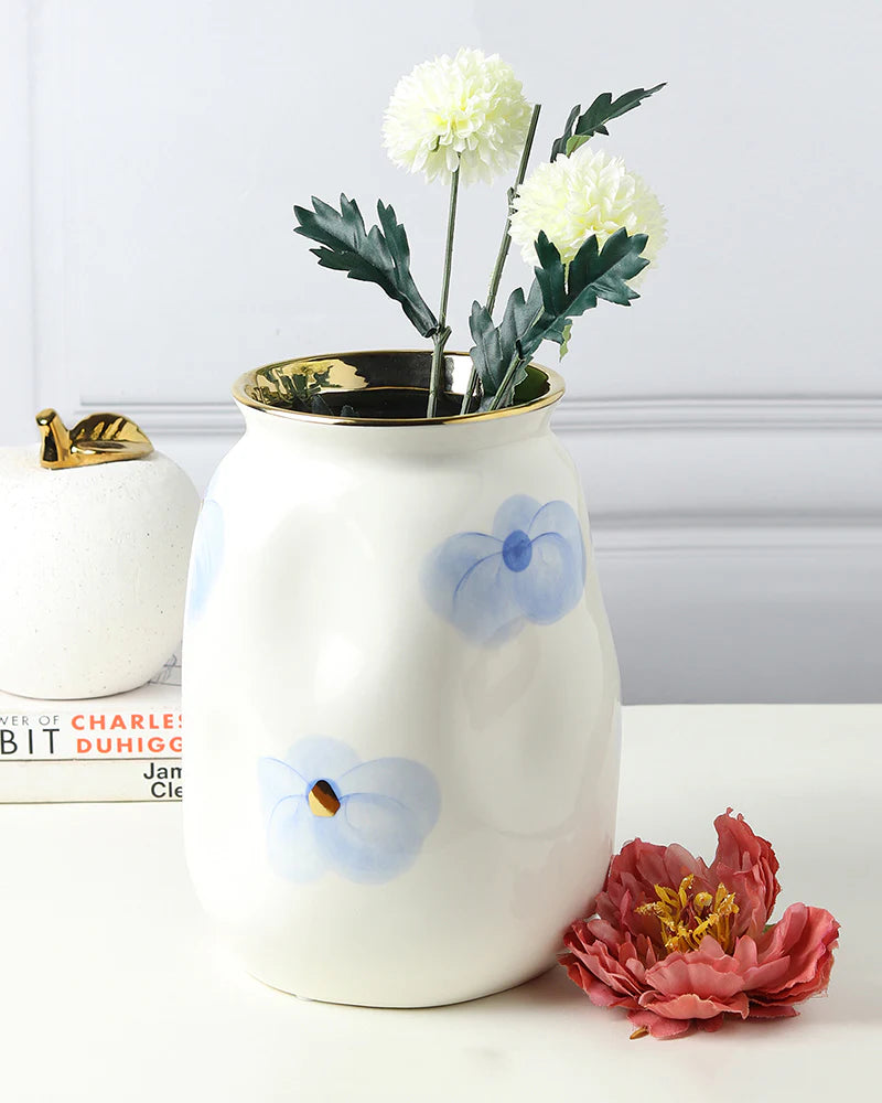 Ceramic Vase with Speckled Finish for Modern Decor