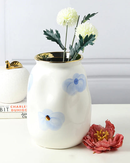 Ceramic Vase with Speckled Finish for Modern Decor