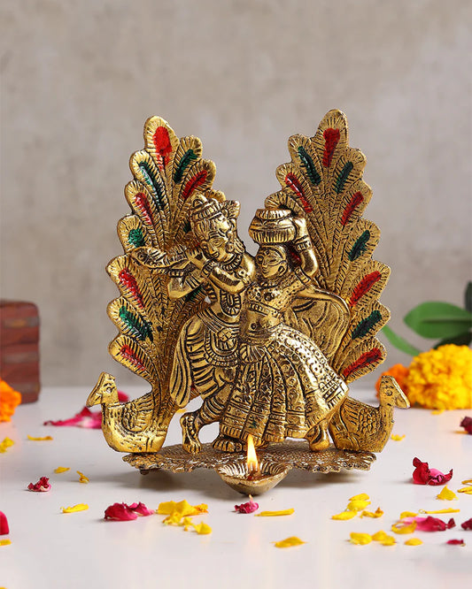 Radha Krishna Statue for Home and Pooja Room, Decorative God Idol Figurine
