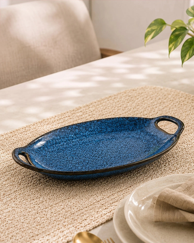 100% Pure Ceramic Oval Serving Platter