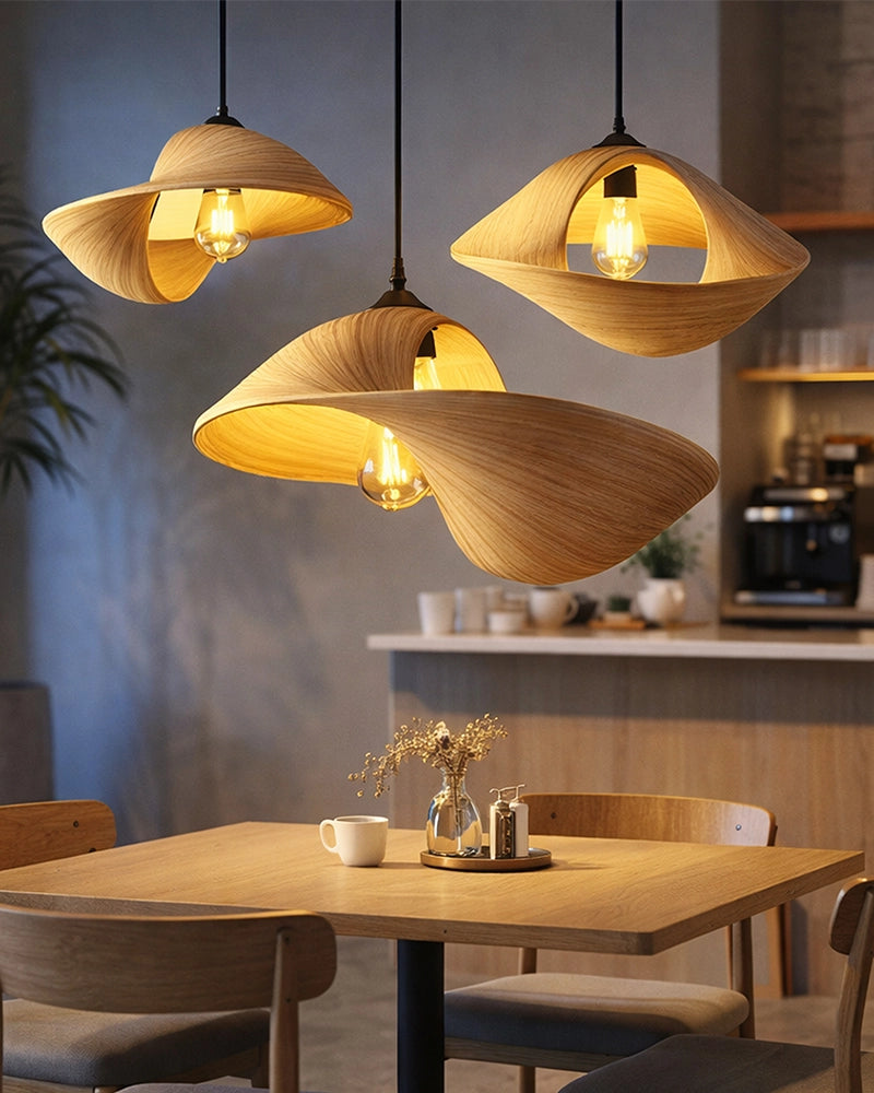 Handmade Bamboo Ceiling Lamp for Home Decor and Hall