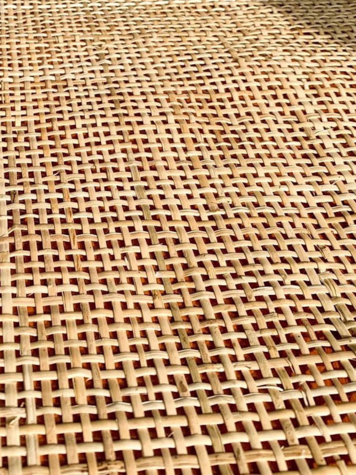 Cane Webbing Roll | Rattan Webbing Light Brown
