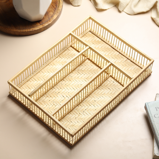 Wardrobe Organizer For Storage | Wicker Bathroom Organiser | File Storage Organizer